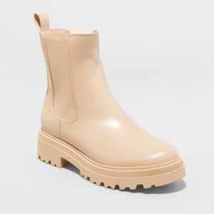 Women's Belle Chelsea Boots - A New Day Light brown Sz 6.5 NWT